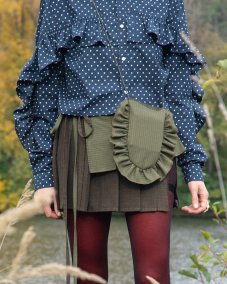 Zelená crossbody taštička