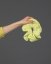 Limetková scrunchie gumička