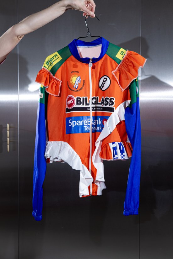 Oranžová dresová mikina