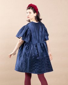 Zimné prešívané šaty