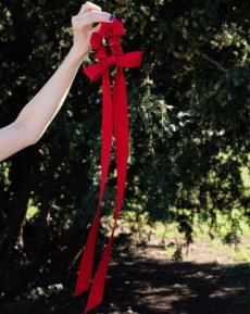 SET: Sivý dres s mašľami + scrunchie mašľa