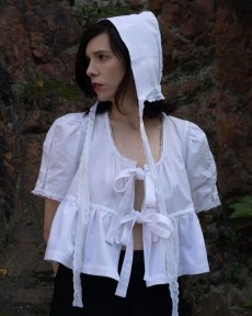 Biela košeľa s mašľami