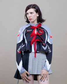 SET: Sivý dres s mašľami + scrunchie mašľa