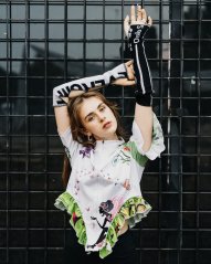 Biely korzetový dres