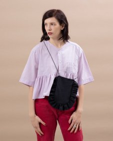 Čierna crossbody taštička