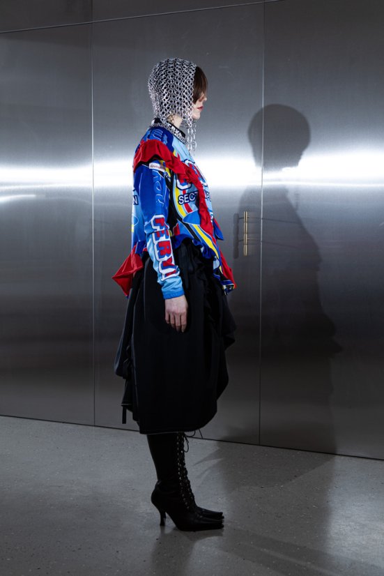 Modrá dresová mikina