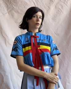 Belgický tyrkysový dres s mašľami