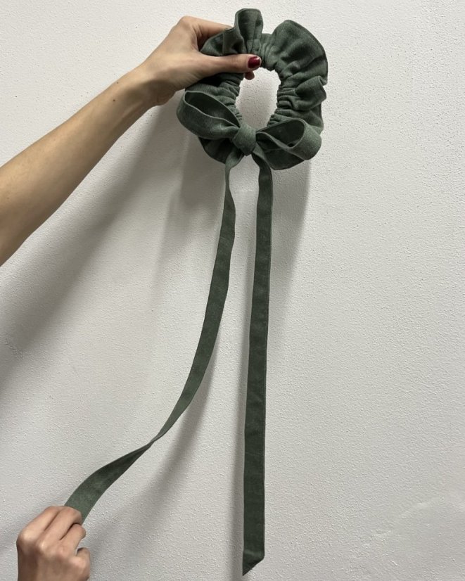 Šalviová mašľa na drdol