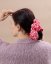 Červená kockovaná scrunchie