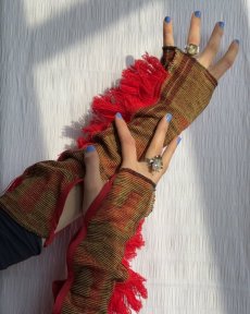 Ohnivé obojstranné návleky na ruky