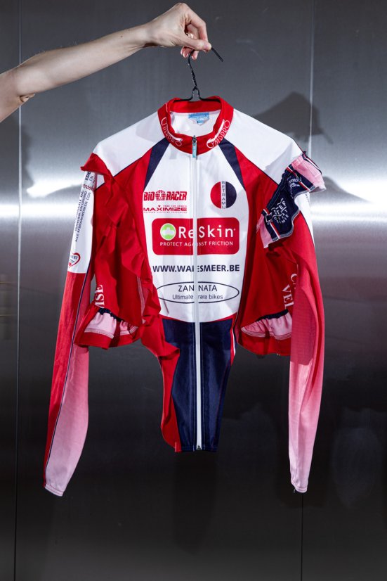 Červená dresová mikina