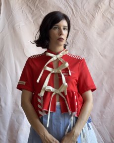 Červený dres s mašľami