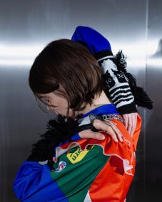 Čierno-biele návleky na ruky