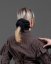 Čierna scrunchie gumička