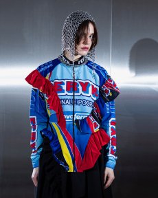 Modrá dresová mikina