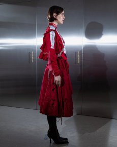 Červená dresová mikina